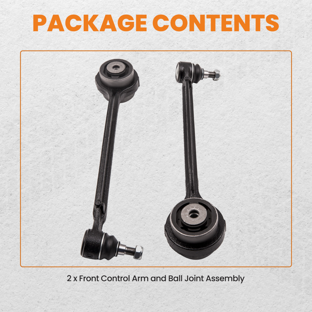 2 Pcs LH RH Front Lower Control Arms compatible for Dodge Challenger V6 3.6L 2015-2016 RWD