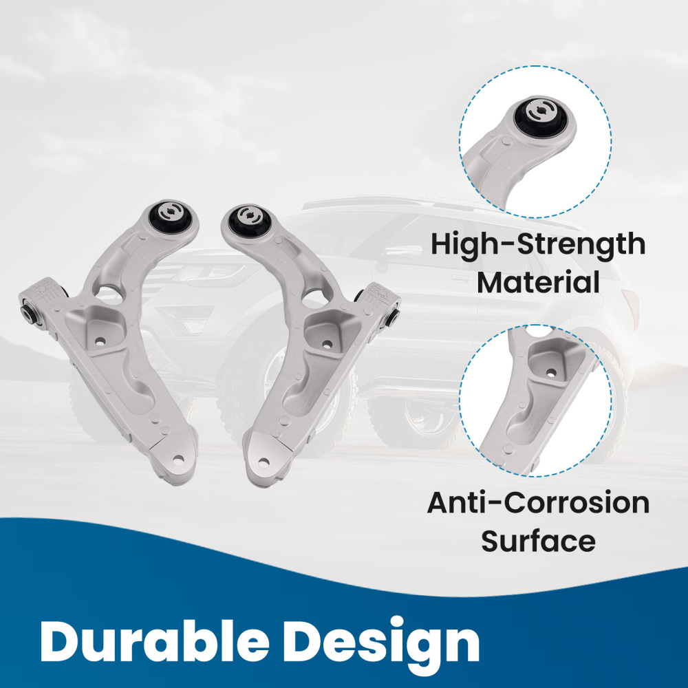 6pcs Front Lower Control Arm w/Ball Joints Sway Bar compatible for Jeep Cherokee 14-18 compatible for FWD