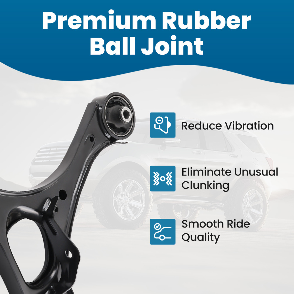 12 Pcs Front and Rear Control Arm and Sway Bar End Link compatible for Honda Civic 06 - 2011 suspension arms