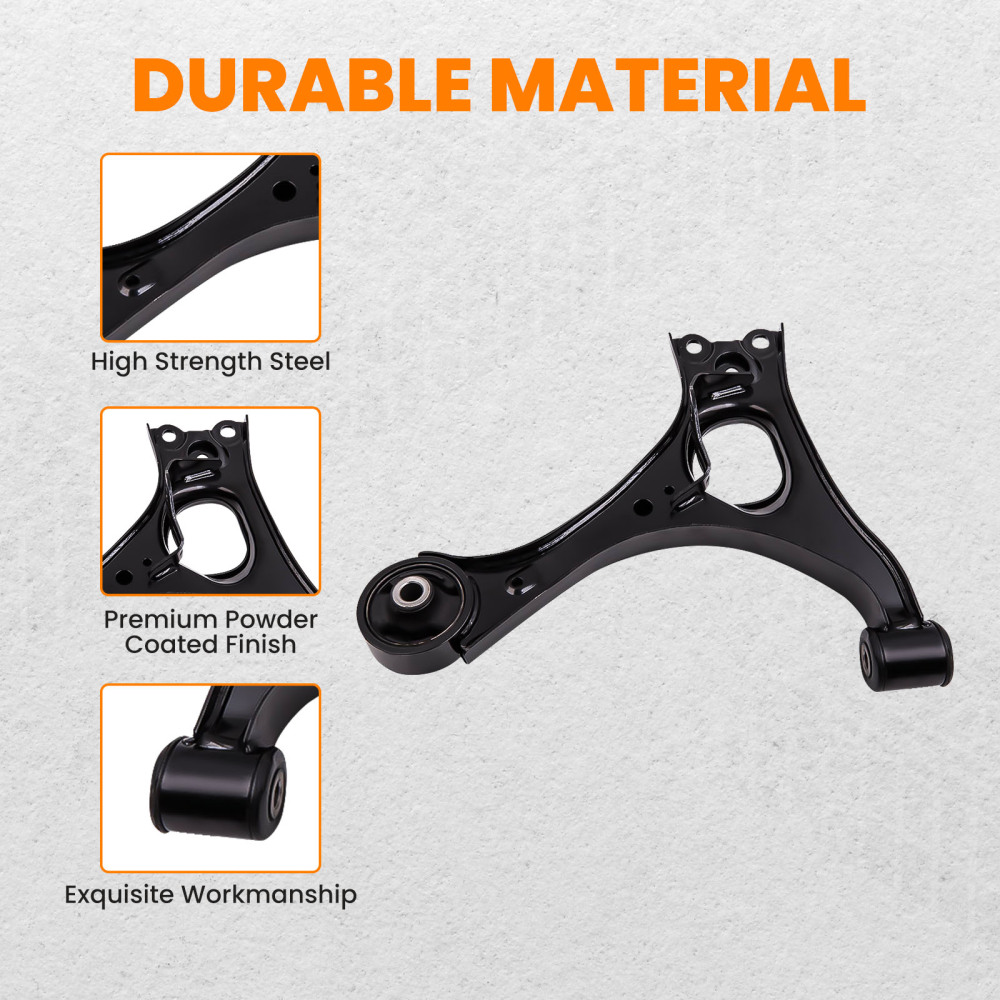 12 Pcs Front and Rear Control Arm and Sway Bar End Link compatible for Honda Civic 06 - 2011 suspension arms