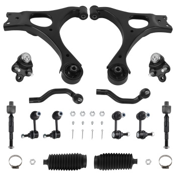 14Pcs Suspension Kit Front Lower Control Arms compatible for Honda Civic 2006-2011 K620382