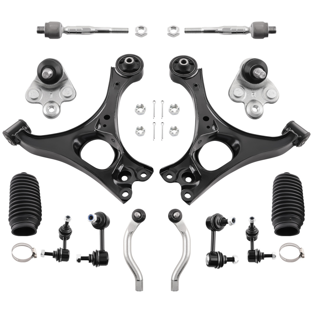 14Pcs Suspension Kit Front Lower Control Arms compatible for Honda Civic 2006-2011 K620382