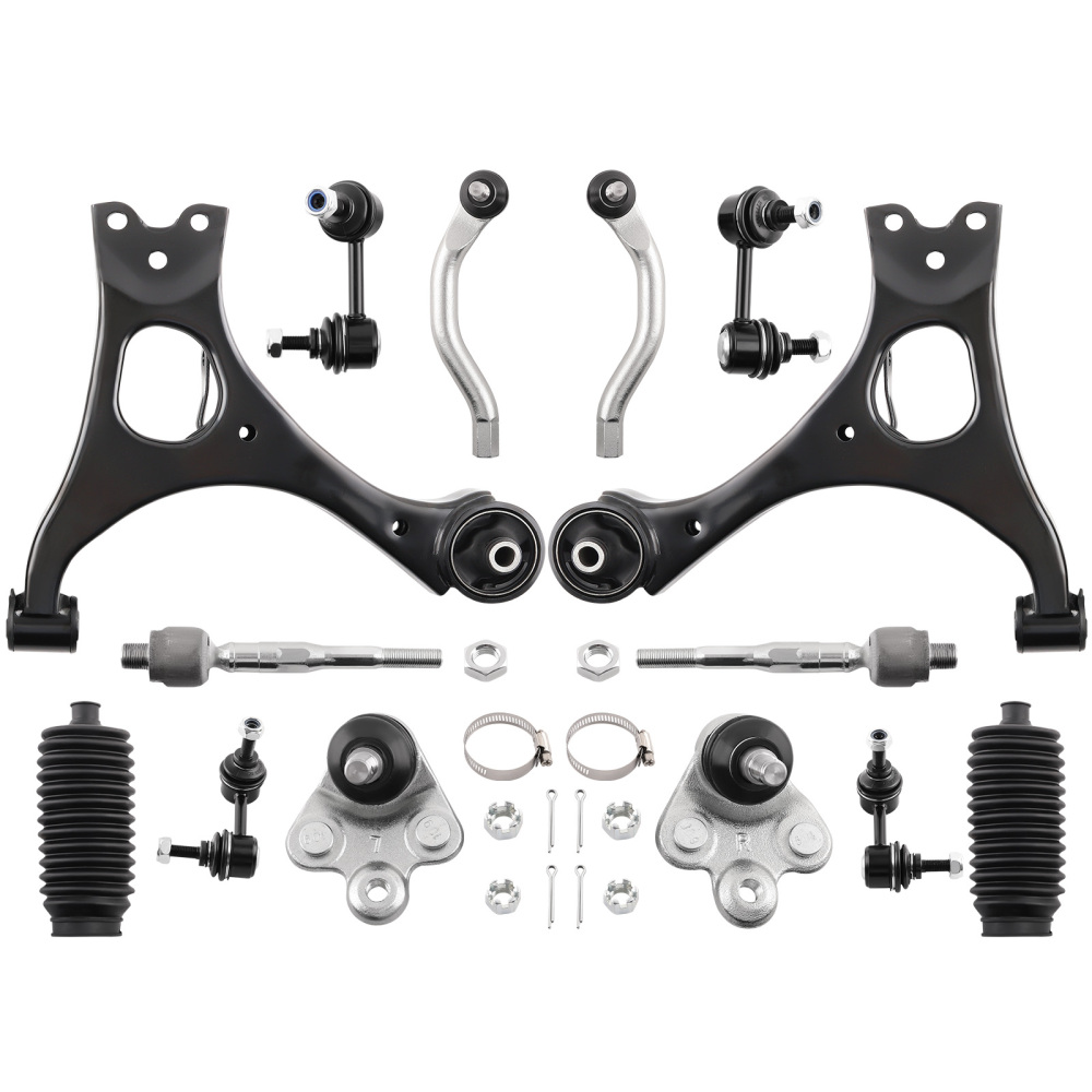 14Pcs Suspension Kit Front Lower Control Arms compatible for Honda Civic 2006-2011 K620382