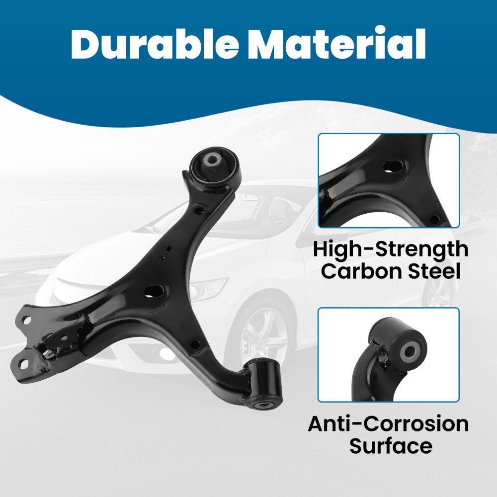 Front Lower Control Arms Sway Bars Tie Rods for 2012-2015 compatible for Honda Civic compatible for Acura ILX