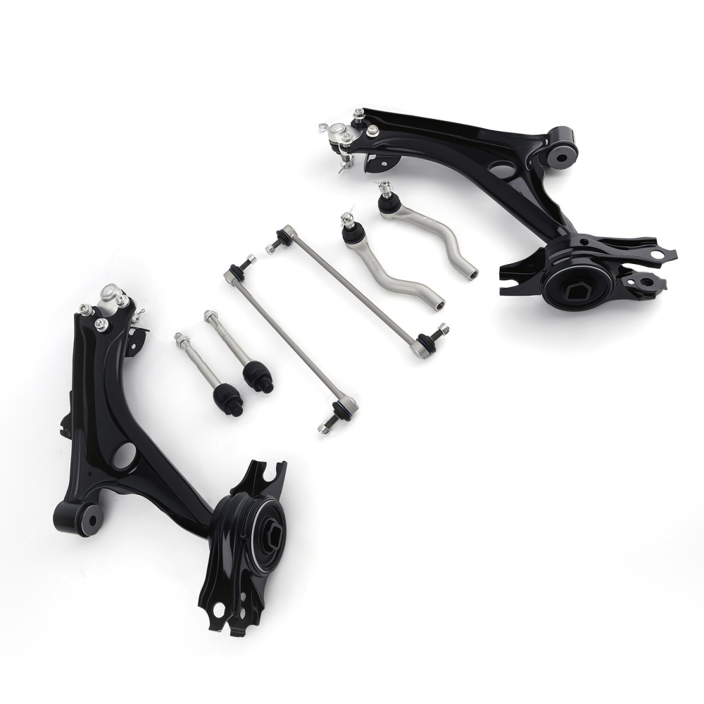 Front Lower Control Arms Tie Rod Sway Bar Links For 2016-2019 compatible for Honda Civic 1.5L
