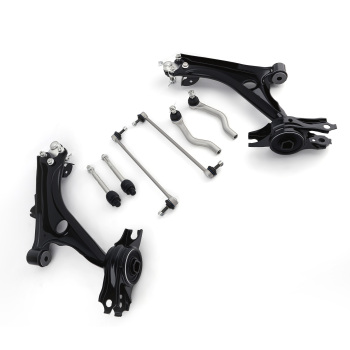 Front Lower Control Arms Tie Rod Sway Bar Links For 2016-2019 compatible for Honda Civic 1.5L