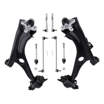 Front Lower Control Arms Tie Rod Sway Bar Links For 2016-2019 compatible for Honda Civic 1.5L