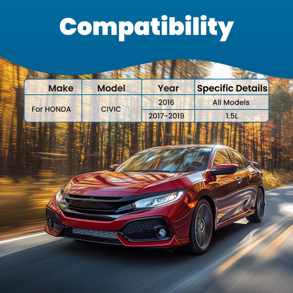 Front Lower Control Arms Tie Rod Sway Bar Links For 2016-2019 compatible for Honda Civic 1.5L