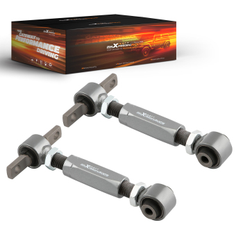 2x Adjustable Rear Camber Arm Kit For 88-00 compatible for Honda Civic 97-01 CR-V compatible for Acura Integra