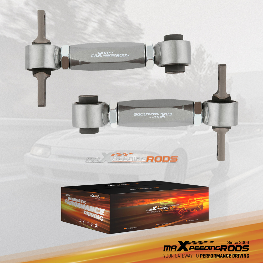 2x Adjustable Rear Camber Arm Kit For 88-00 Honda Civic 97-01 CR-V Acura Integra