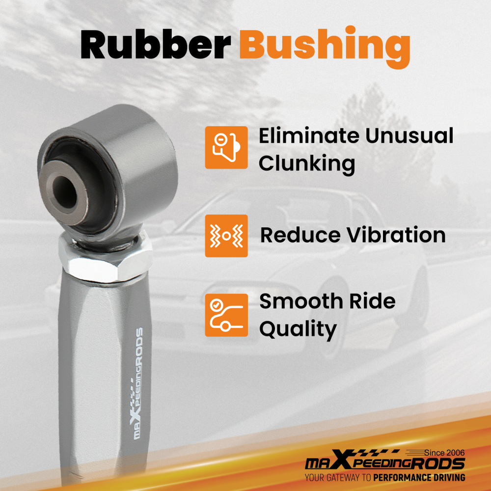 2x Adjustable Rear Camber Arm Kit For 88-00 Honda Civic 97-01 CR-V Acura Integra