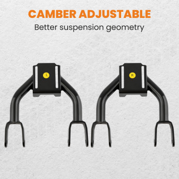 Front Upper Control Arm + Rear Camber Kit compatible for Honda Civic 92-95 compatible for Acura Integra 94