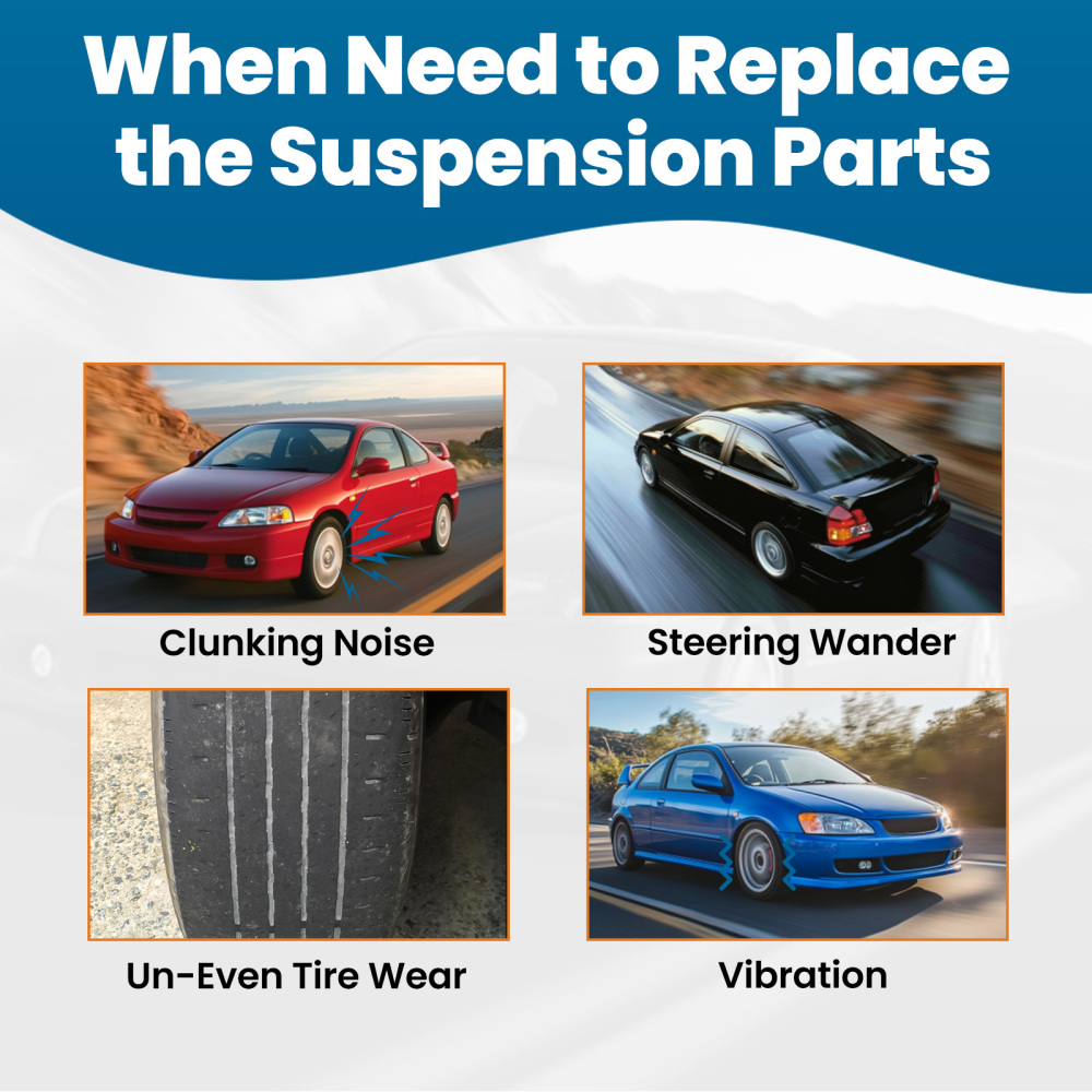 2x Rear Control Camber Arm Adjustable For 2002-06 Acura RSX 01-05 Honda Civic