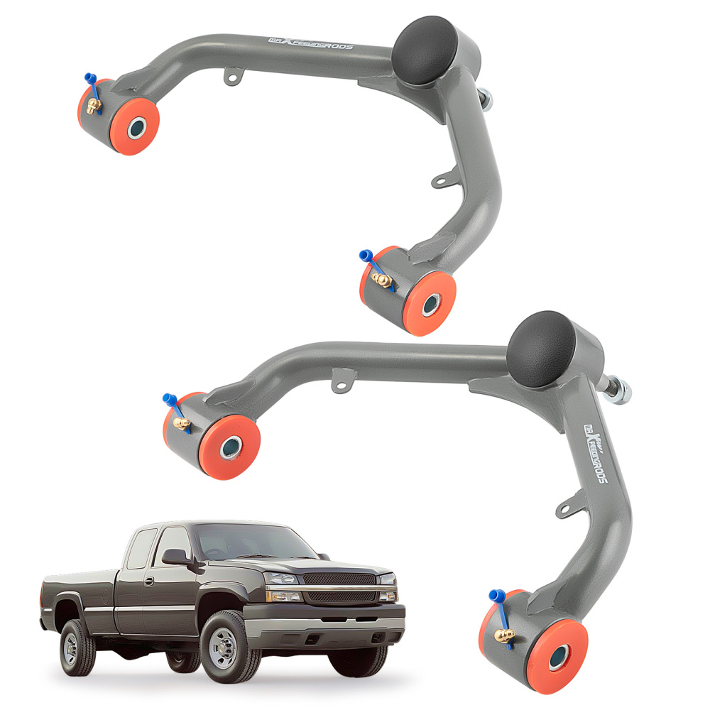 2-4 Lift Upper Control Arm compatible for Chevy Silverado 2001-2010 compatible for GMC Sierra 2500 3500HD