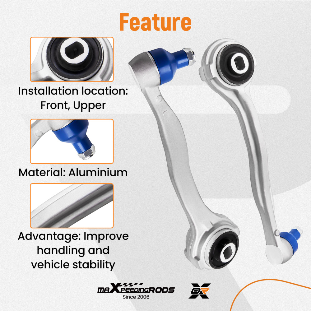 FRONT UPPER CONTROL ARM compatible for MERCEDES BENZ C-CLASS W203 S203 W204 S204 CL203 A209