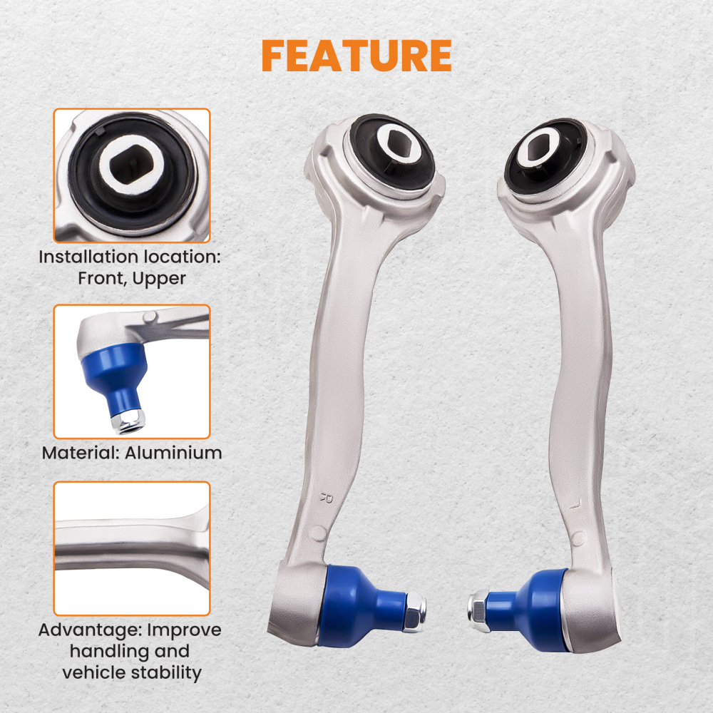 FRONT UPPER CONTROL ARM compatible for MERCEDES BENZ C-CLASS W203 S203 W204 S204 CL203 A209