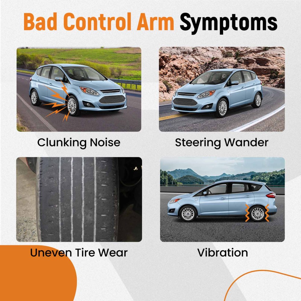 12pcs Suspension Kit Front Lower Control Arm Sway Bar compatible for Ford Focus 2012-2018