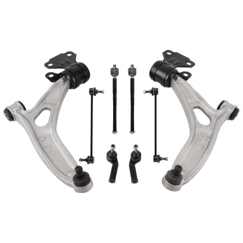 8x Front Lower Control Arms For 2012 2013-2018 compatible for Ford Focus S / SE /SEL /Titanium