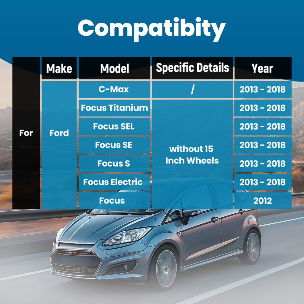 8x Front Lower Control Arms For 2012 2013-2018 compatible for Ford Focus S / SE /SEL /Titanium