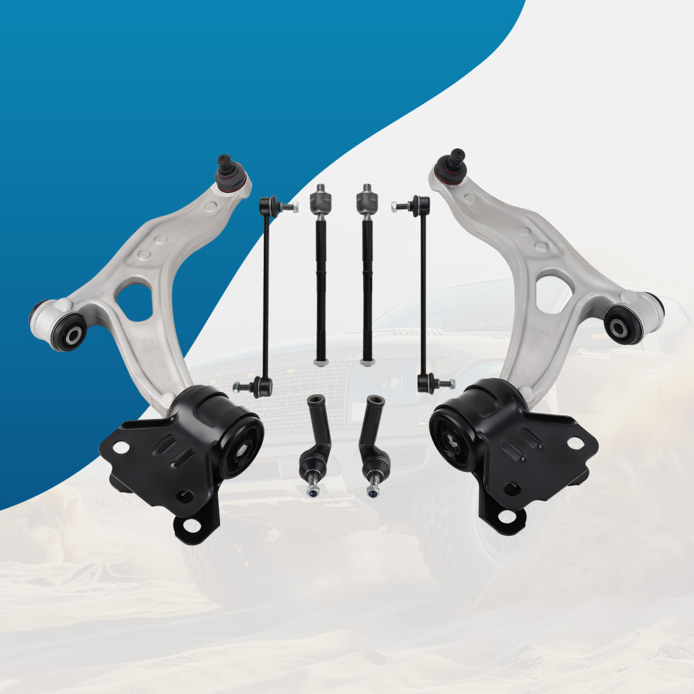 8x Front Lower Control Arms For 2012 2013-2018 compatible for Ford Focus S / SE /SEL /Titanium