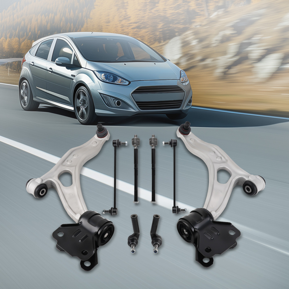 8x Front Lower Control Arms For 2012 2013-2018 compatible for Ford Focus S / SE /SEL /Titanium
