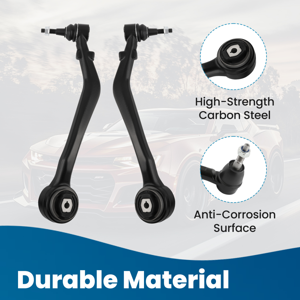 10x Front Lower Control Arms Tie Rods Sway Bars compatible for Chevy Camaro 2010-2015