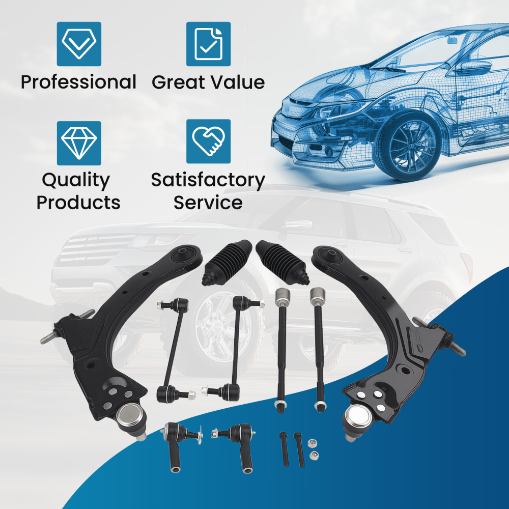 Front Suspension Lower Control Arms For 2005-2010 compatible for Chevy Cobalt 07-09 compatible for Pontiac G5