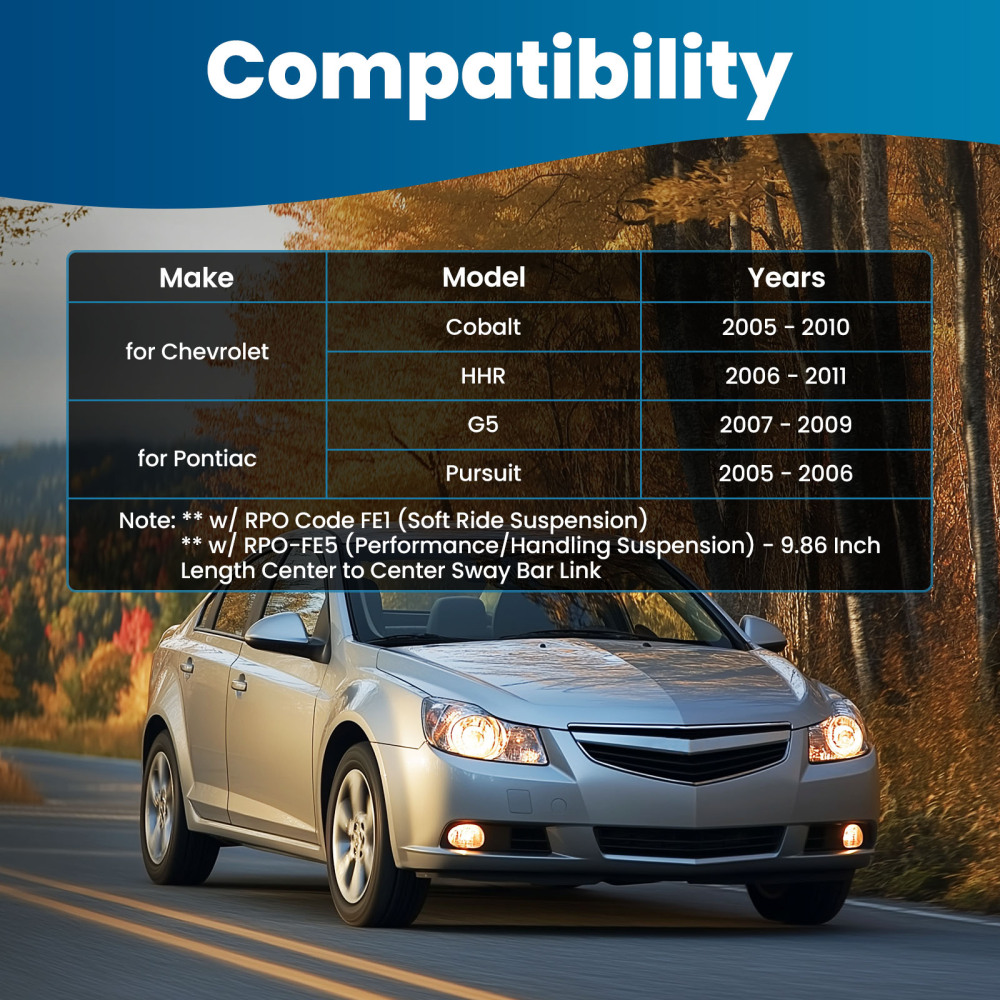 Front Suspension Lower Control Arms For 2005-2010 compatible for Chevy Cobalt 07-09 compatible for Pontiac G5