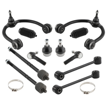 12 Pcs Front Upper Control Arms w/Ball Joint compatible for Jeep Commander 2006 - 2010