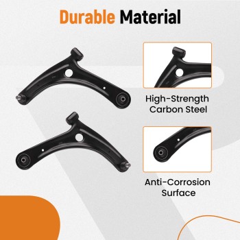 14pc Front Rear Control Arms Tie Rods Sway Bars compatible for Jeep Compass Patriot Caliber