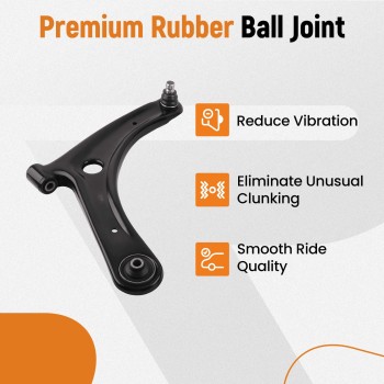 14pc Front Rear Control Arms Tie Rods Sway Bars compatible for Jeep Compass Patriot Caliber