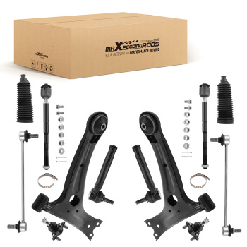 Front Lower Ball Joint Control Arm Tie Rod Sway Link compatible for Toyota Corolla 2003