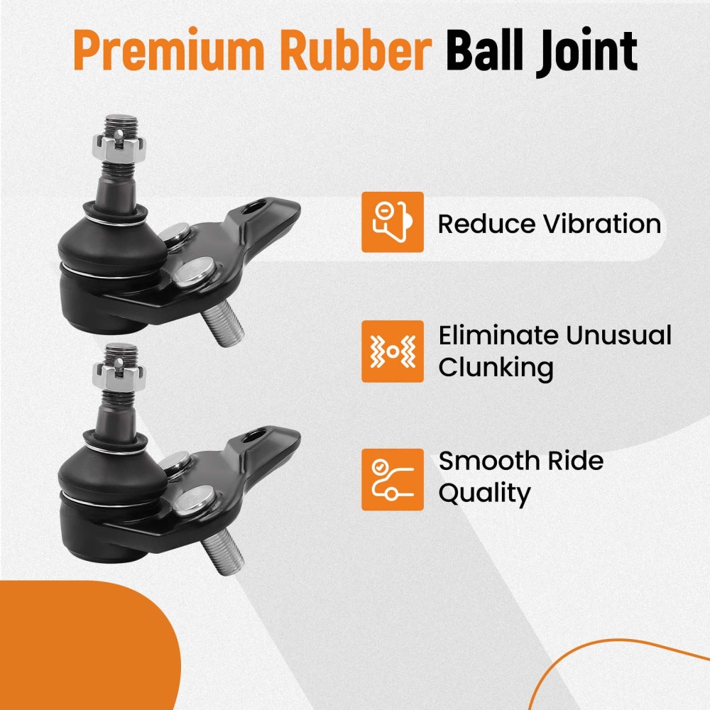 Front Lower Ball Joint Control Arm Tie Rod Sway Link compatible for Toyota Corolla 2003