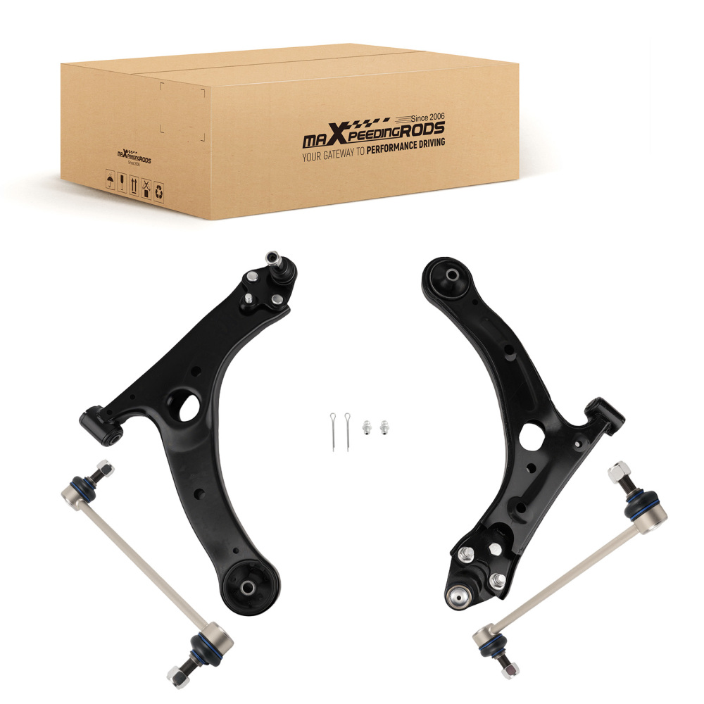 Front Sway Bar End LinksLower Control Arm 4pcs compatible for Toyota Corolla 2014-2022