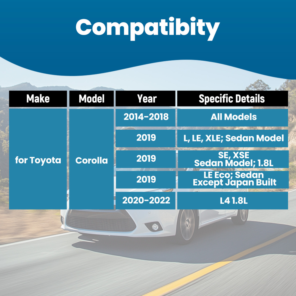 Front Sway Bar End LinksLower Control Arm 4pcs compatible for Toyota Corolla 2014-2022