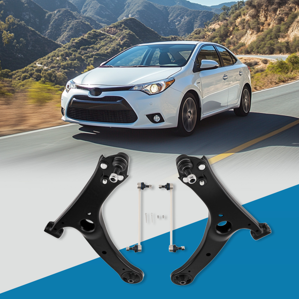 Front Sway Bar End LinksLower Control Arm 4pcs compatible for Toyota Corolla 2014-2022