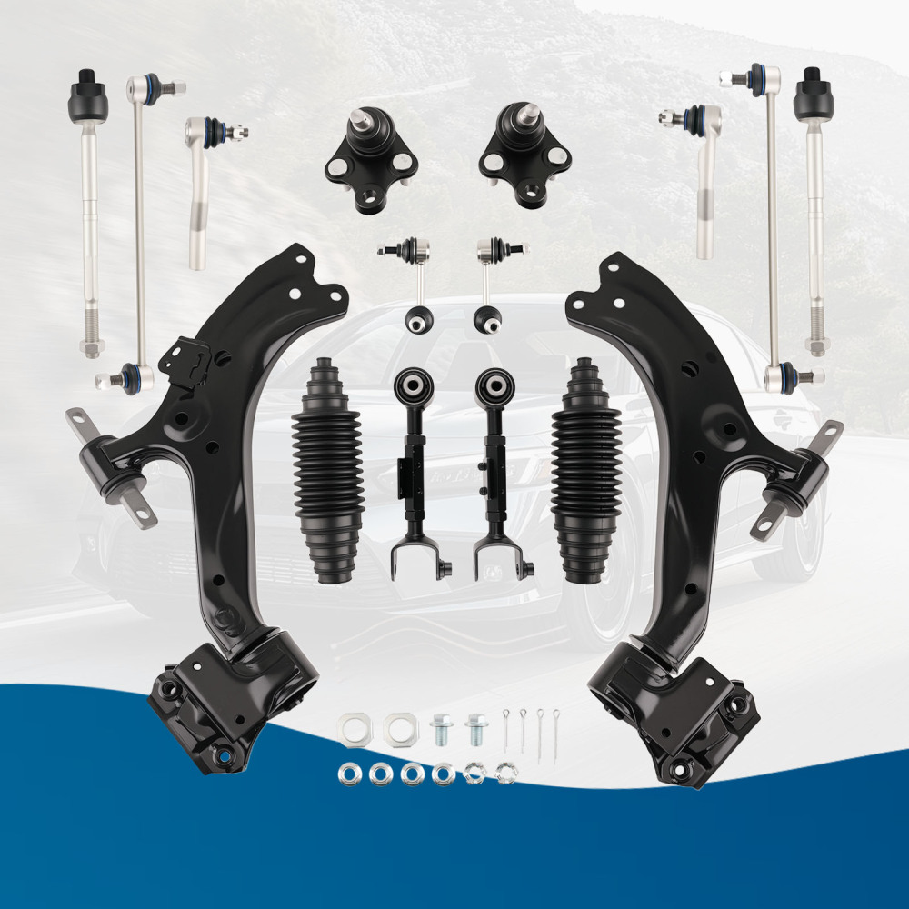 14x Front Lower Control Arms w/Ball Jiont Assembly compatible for Honda CR-V 2012-2014 2.4L