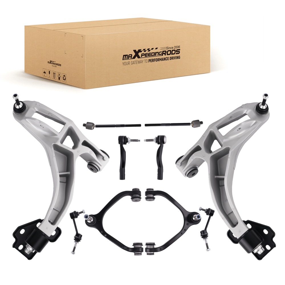 10x Front Suspension Upper Lower Control Arms for 2003-2011 compatible for Ford Crown Victoria