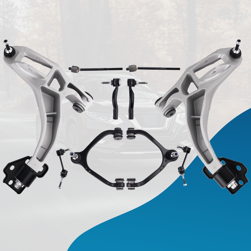 10x Front Suspension Upper Lower Control Arms for 2003-2011 compatible for Ford Crown Victoria