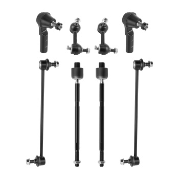 12Pcs Front Lower Control Arms Tie Rods Sway Bar Links compatible for Honda CR-V 2007-2011