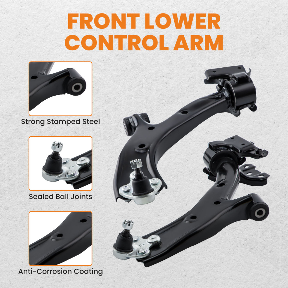 2pcs Front Lower Control Arm w/ Ball Joints For Honda CR-V 2007-2011 