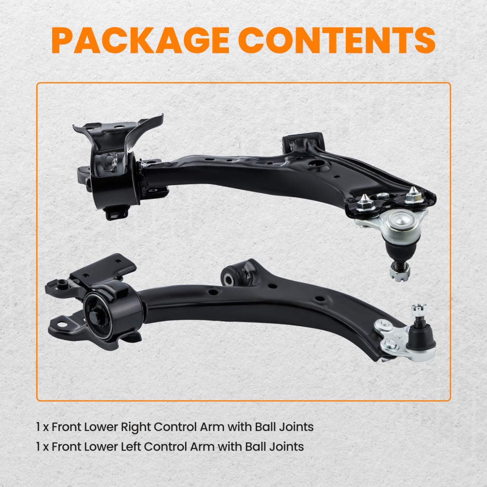 2pcs Front Lower Control Arm w/ Ball Joints For Honda CR-V 2007-2011 
