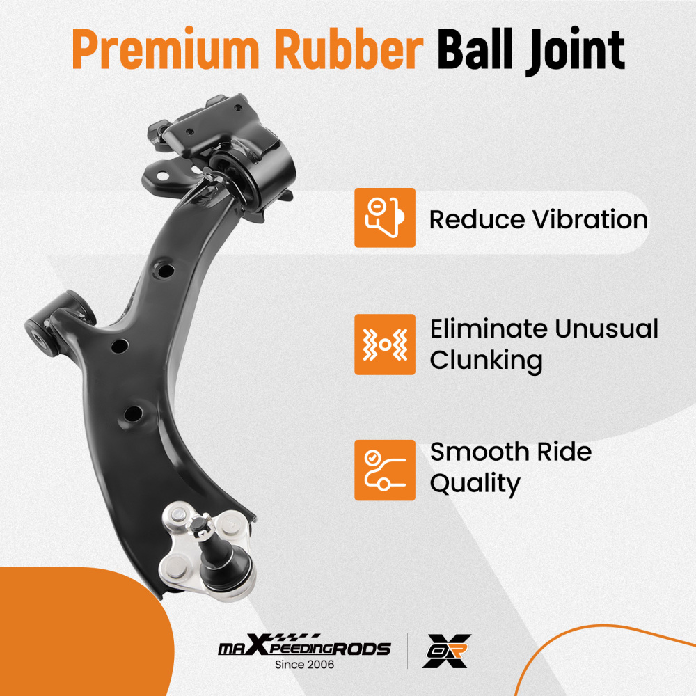 Suspension Front Lower Control Arms w/Ball Joints Kit for 2007-2011 compatible for Honda CR-V