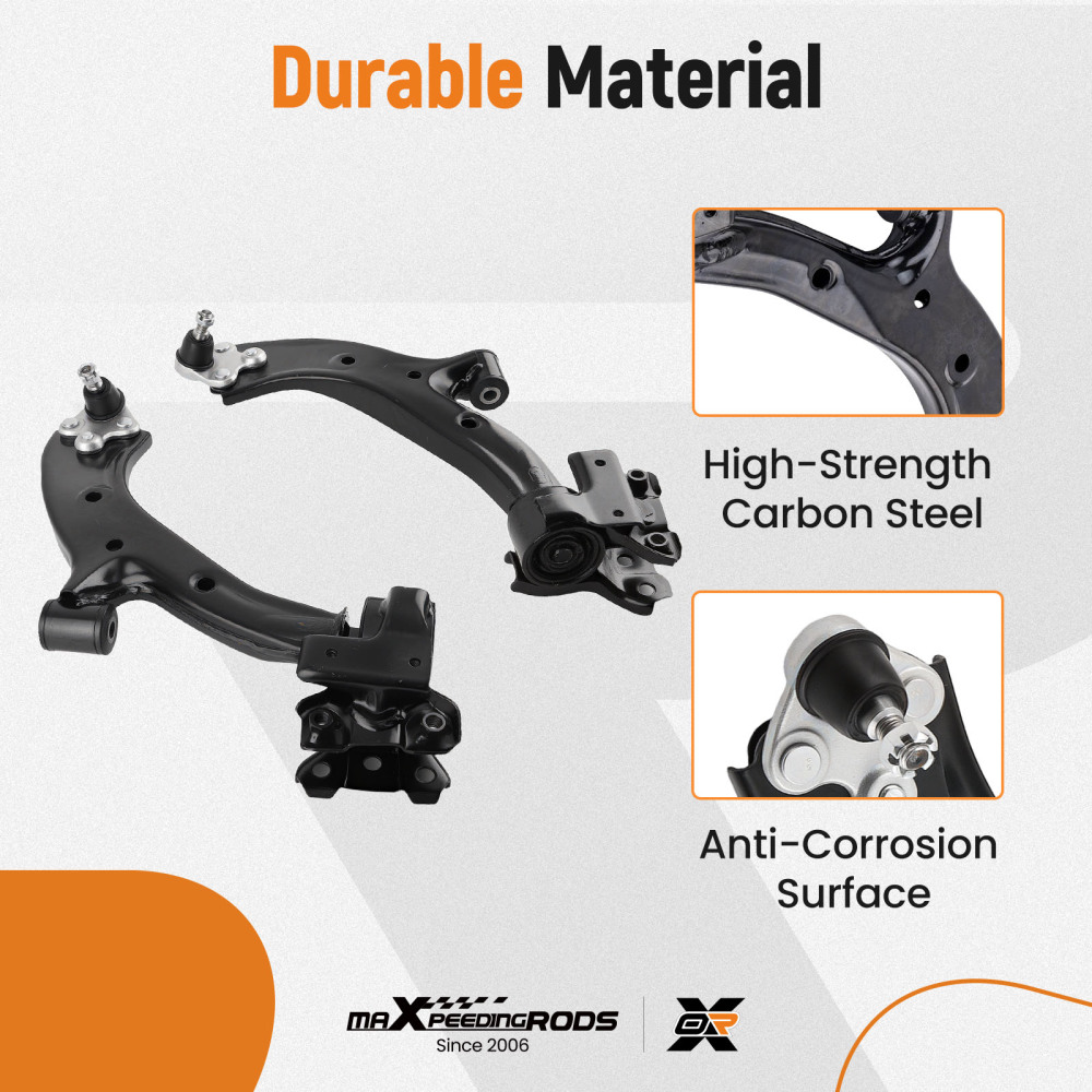 8x Front Lower Control Arm Sway Bar Tie Rods compatible for Honda CR-V CRV 2007-2011