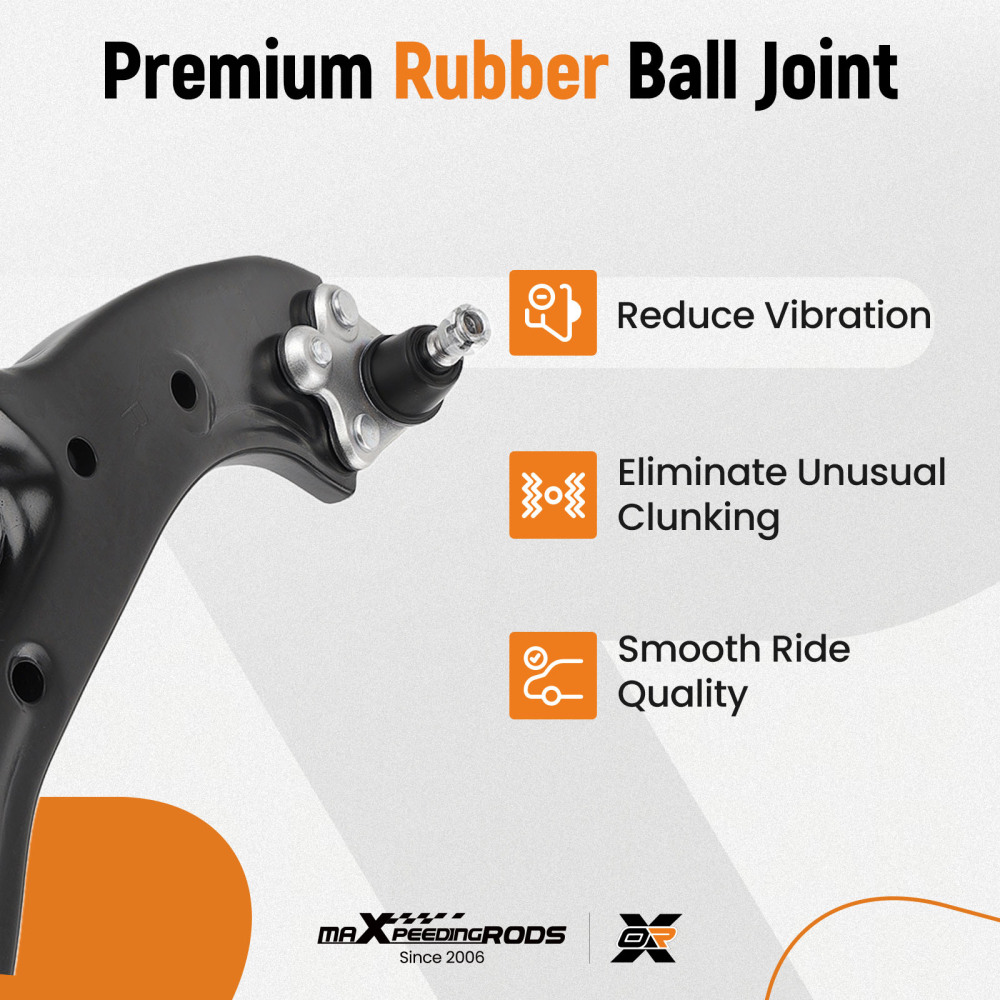 8x Front Lower Control Arm Sway Bar Tie Rods compatible for Honda CR-V CRV 2007-2011