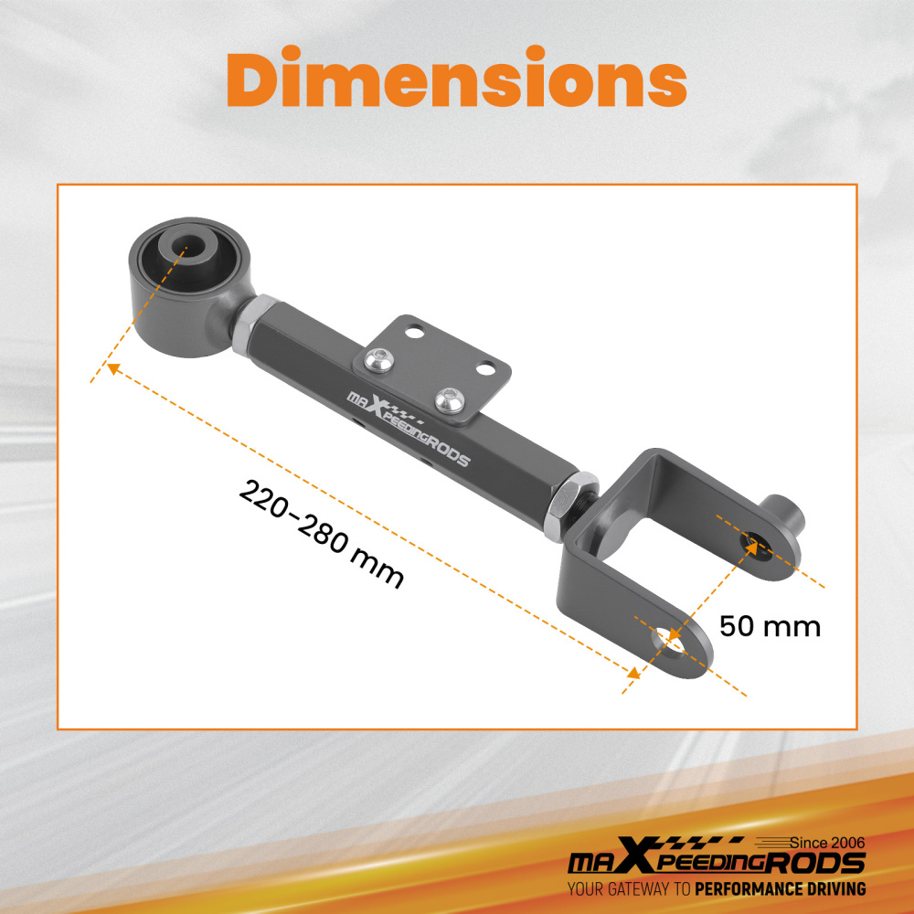 2pcs Suspension Kit Rear Camber Toe Control Arms compatible for Honda CR-V 2007-2016