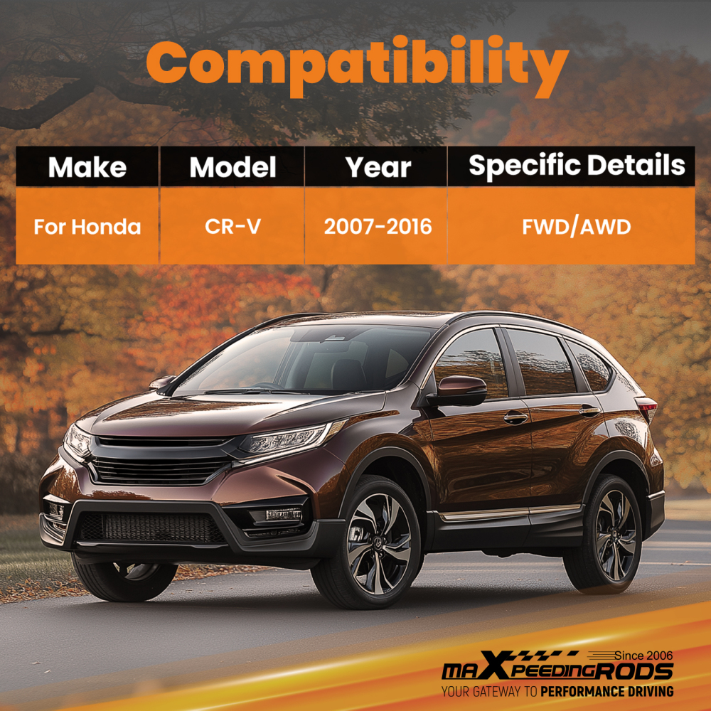 2pcs Suspension Kit Rear Camber Toe Control Arms compatible for Honda CR-V 2007-2016