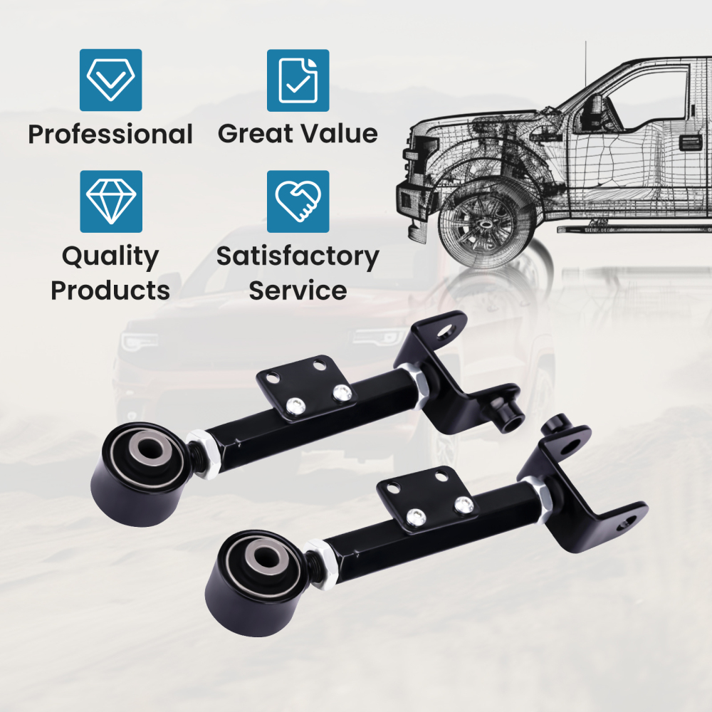 2pcs Suspension Kit Rear Camber Toe Control Arms compatible for Honda CR-V 2007-2016