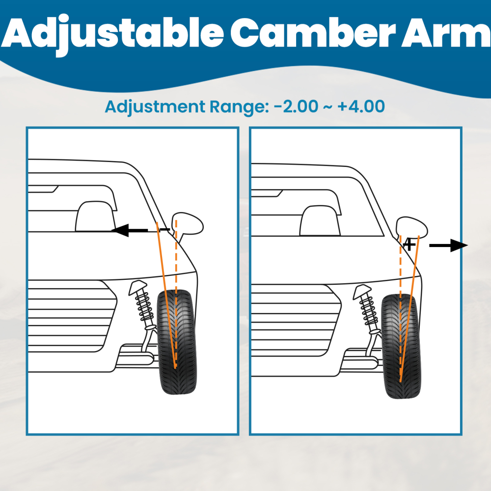 2pcs Suspension Kit Rear Camber Toe Control Arms compatible for Honda CR-V 2007-2016