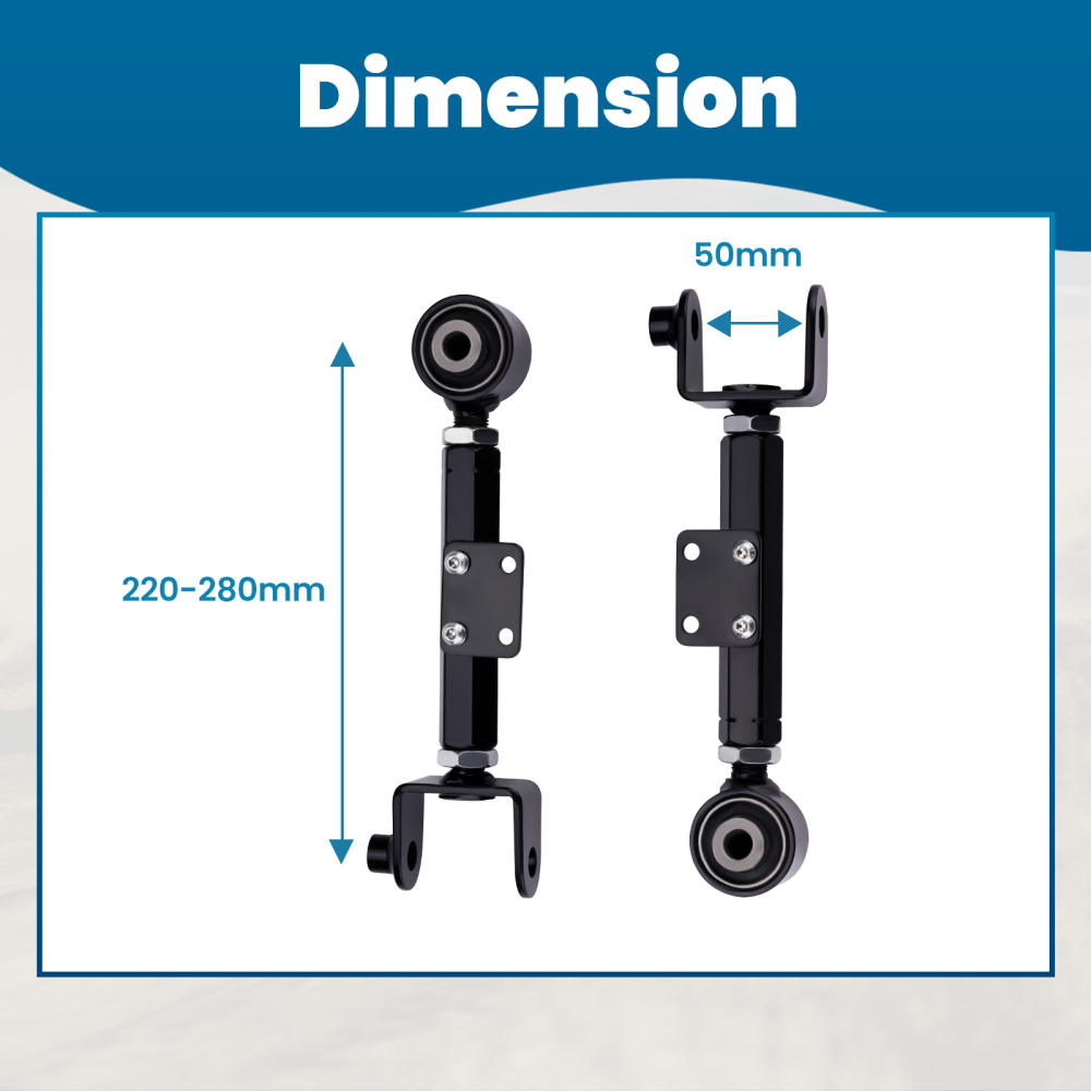 2pcs Suspension Kit Rear Camber Toe Control Arms compatible for Honda CR-V 2007-2016